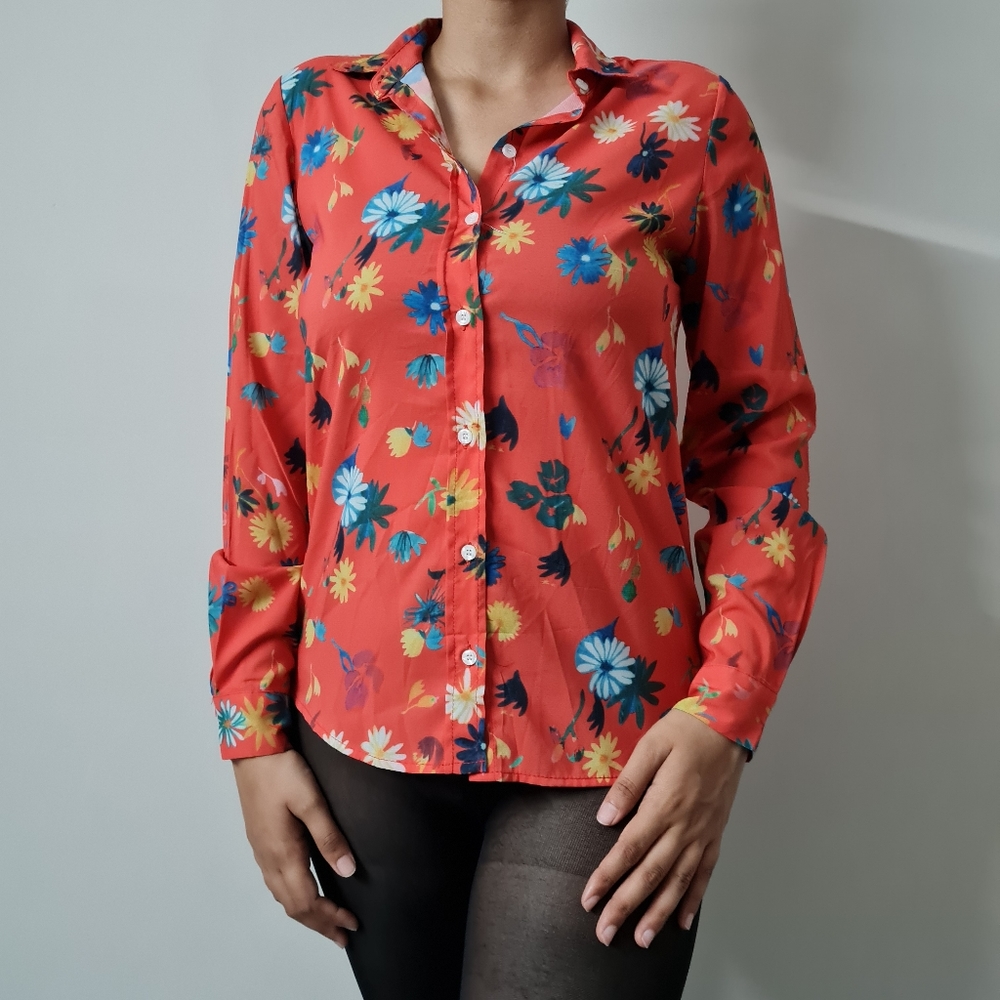 Jjwm women Floral printed shirt - Picture 2 of 6
